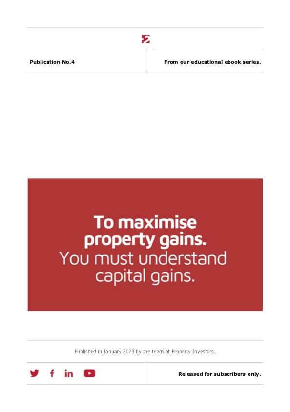Understanding capital gains tax whitepaper